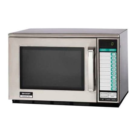 Sharp Sharp Commercial Microwave Oven, 2100 Watt, S/S, 20-1/8"W x 18-1/2"H x 13-1/4"D R25JTF